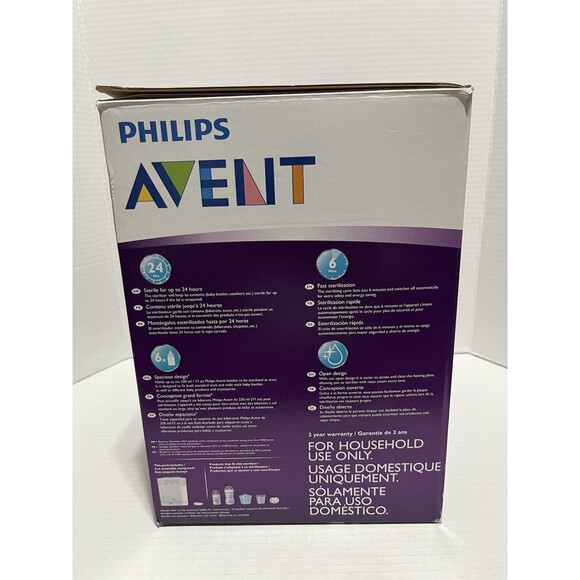 Philips Avent SCF284/05 3-in-1 Electric Steam Sterilizer - NEW IN BOX - Picture 3 of 7